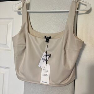 Faux Leather Crop Top